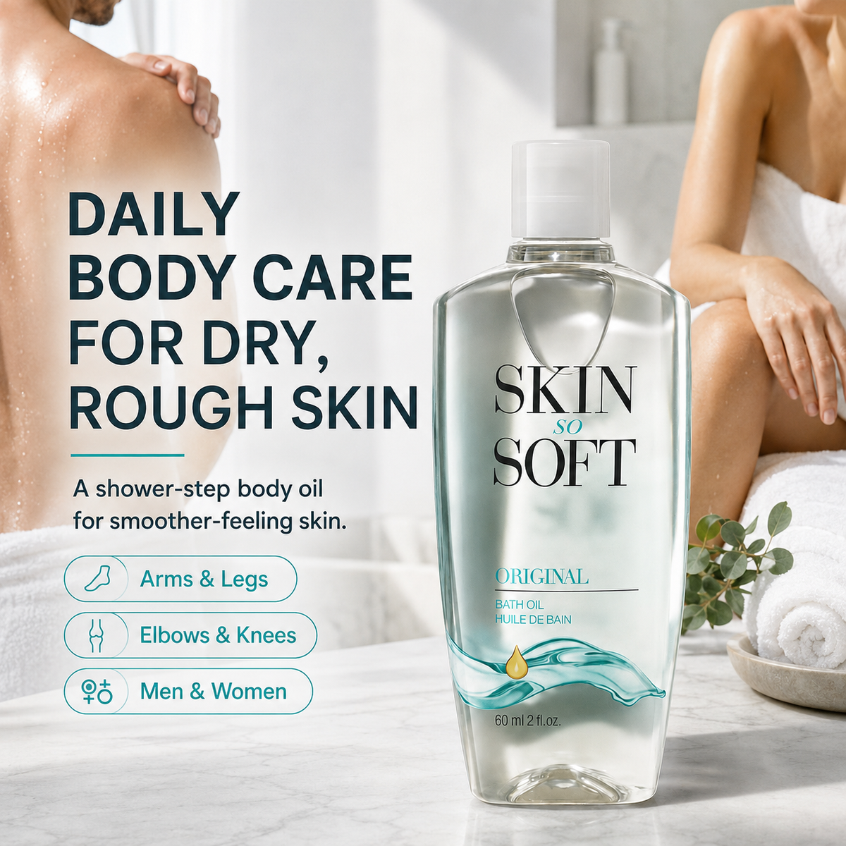Moisturizing Bath Oil for Soft, Smooth Skin