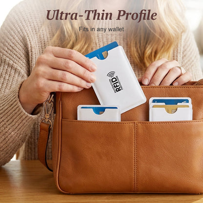 8 Pack RFID Blocking Anti Theft Card Sleeves