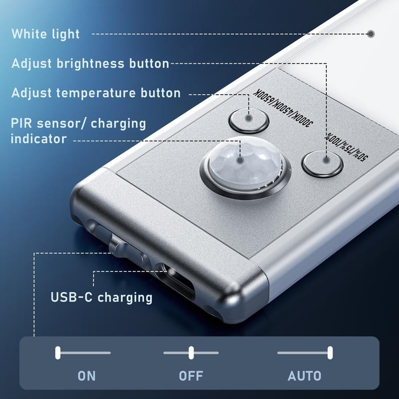 💡Punch-free Smart Sensor Magnetic Rechargeable LED Lights✨