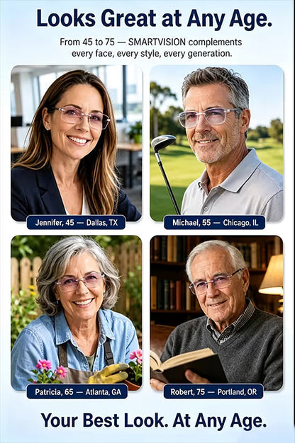 [Regain Your Youthful Vision] Smart Zoom Diamond-Cut Reading Glasses