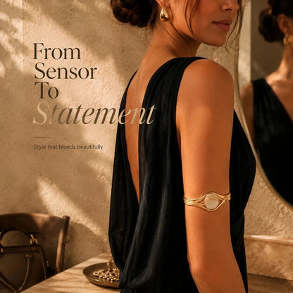 🔥Sensor Armband – Adjustable Jewelry‑Style Holder for Compatible Sensors
