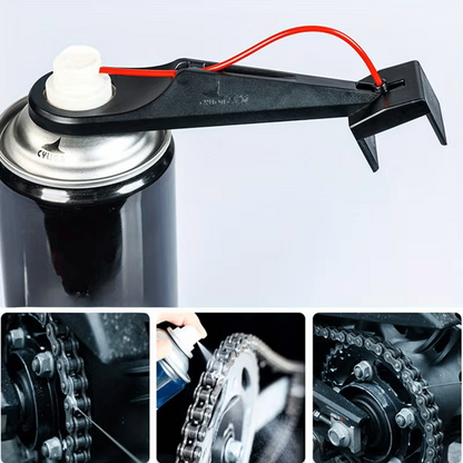Tool For Applying Chain Lubricant Without Mess