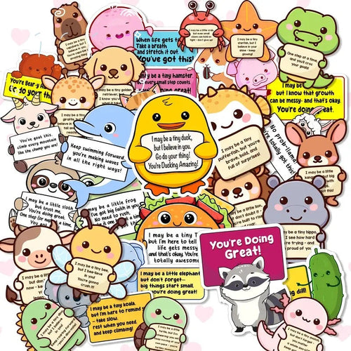Positive Emotional Support Buddies Stickers
