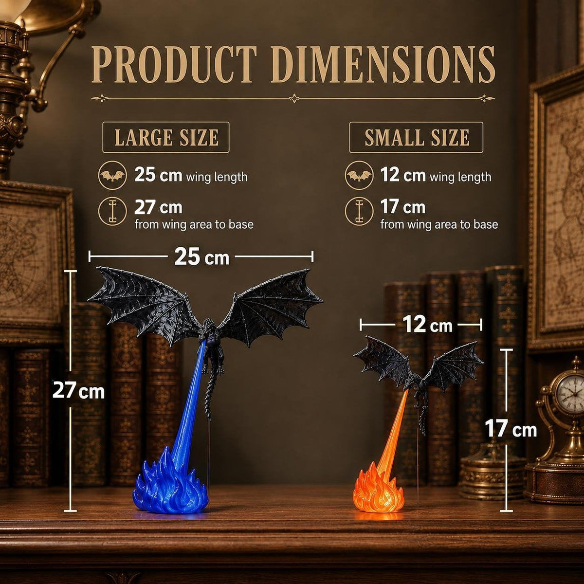 🐉 3D Printed Dragon Flame Book Nook Bring a Fire-Breathing Fantasy Dragon to Your Bookshelf