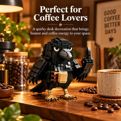 Sarcastic Coffee Crow Building Set