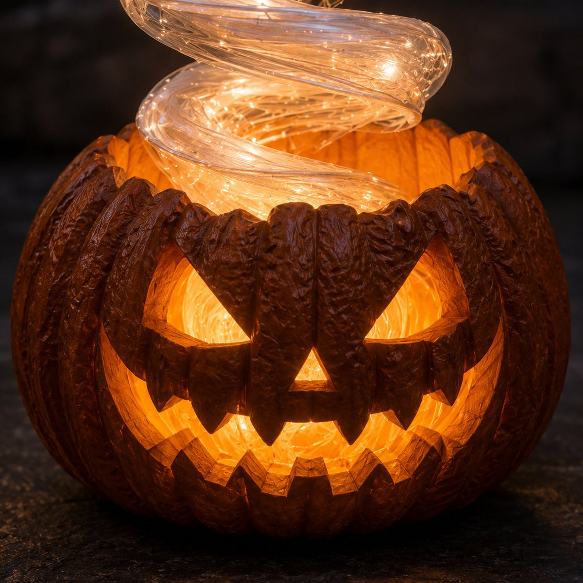 🔥HOT SALE🔥👻Swirling Ghost Pumpkin Yard Lamp🎃