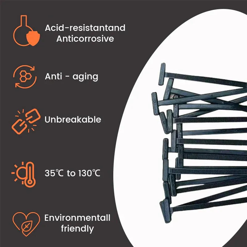 🔥 Nylon Universal Cable Tie Buckle