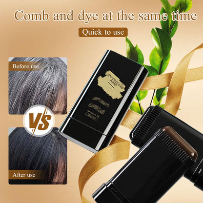 🔥Hot Sale 👍🏻Portable Hair Dye Comb for Gray Hair Coverage - Waterproof and Sweatproof
