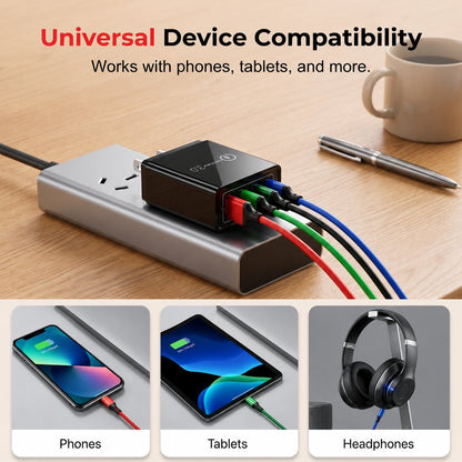 Four-Port Travel Charger