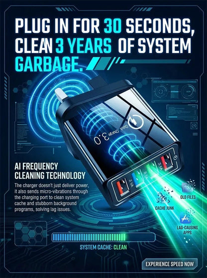 Four-Port Travel Charger