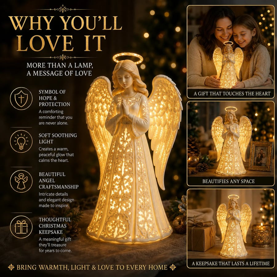 ✨ Christmas Angel‑Themed Light – A Symbol of Hope, Love and Protection