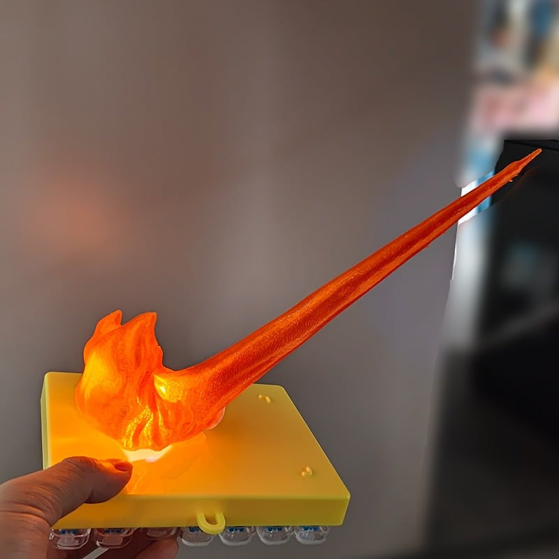 🐉 3D Printed Dragon Flame Book Nook Bring a Fire-Breathing Fantasy Dragon to Your Bookshelf