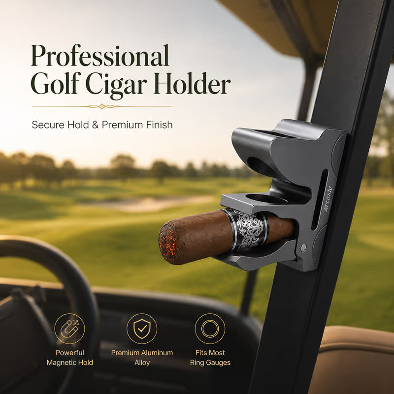 🔥Universal Magnetic Cigar Clip for Golf Cart