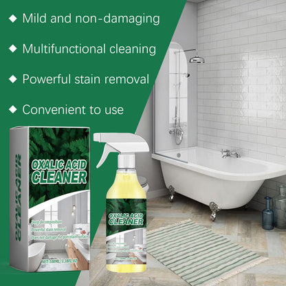 🥳2026 HOT SALE🥳💞50K+ SOLD!💥🔬 【CLEARANCE!】Molecular-Level Cleaning Tech! Oxalic Acid Bathroom Cleaner Dissolves Rust & Limescale🚽✨